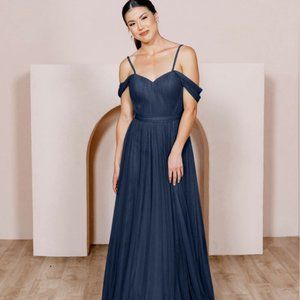 Rosalie Tulle Convertible Dress (Navy)